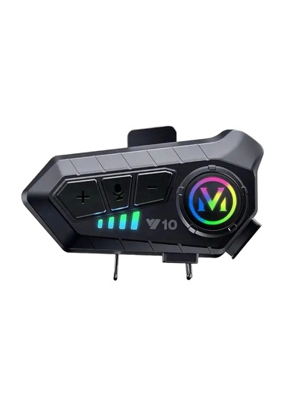 Akgüneş Motogaraj Y10 Intercom Motosiklet Kask İçi Bluetooth Kulaklık, Sürücü Haberleşme Sistemi