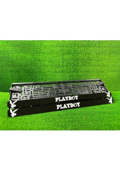Plakam54 Playboy Siyah 3d Pleksi Araba Plakalığı