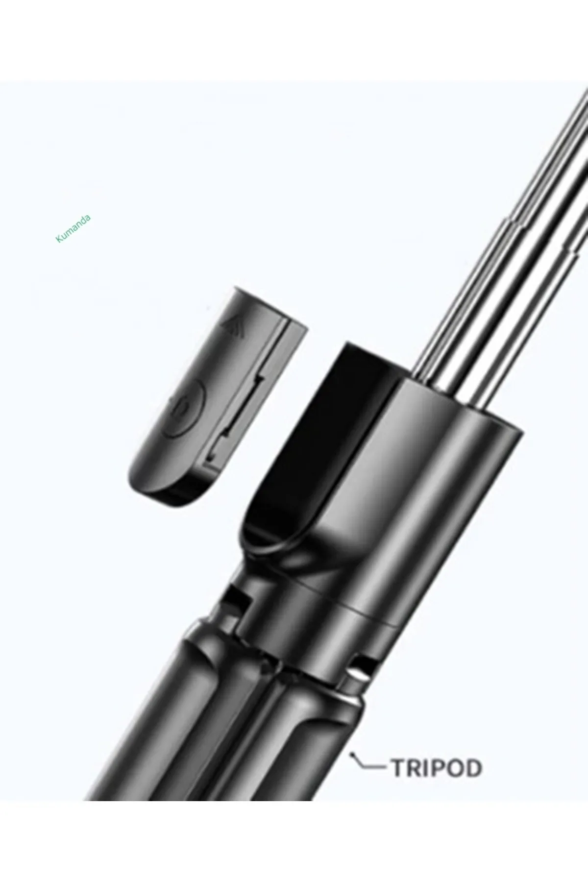 Abatech S03 Led Işıklı Tripod Bluetooth Kumandalı Üçü Birarada Selfie Çubuğu Monopod
