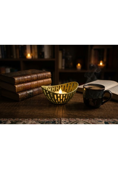 Lumanest Dekoratif Tealight Mumluk Haki