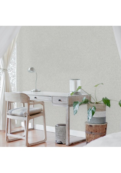 Adawall Düz Desen Duvar Kağıdı Rococo 1404-4/15, Soluk Gri, 1.06x15.6m - 16.5m²