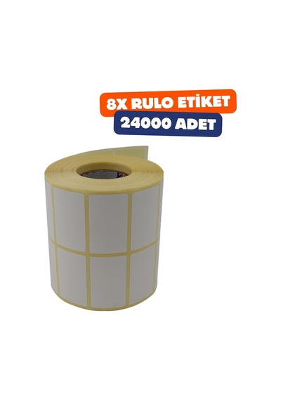 Eko Termal Rulo Etiket, 50mm X 30mm 24000 Adet 8 Rulo Yan Yana 2li Sarılmış Rulolar 40mm Kuka Çapı Barkod Yazıcılar İle Uyumludur, Ribon Kullanmadan Yazdırılabilir Diğer Eko Termal Rulo Etiket, 50mm X 30mm 24000 Adet 8 Rulo Yan Yana 2li Sarılmış Rulolar 40mm Kuka Çapı Barkod Yazıcılar İle Uyumludur, Ribon Kullanmadan Yazdırılabilir Diğer