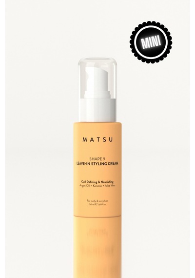 Matsu Professional Yoğun Nem Ve Kolay Şekillendirme Sağlayan Shape 9 Durulanmayan Bakım Kremi 100 ML