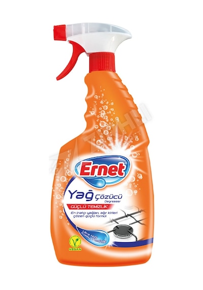 4 Adet Ernet Yağ Çözücü Sprey 750 Ml