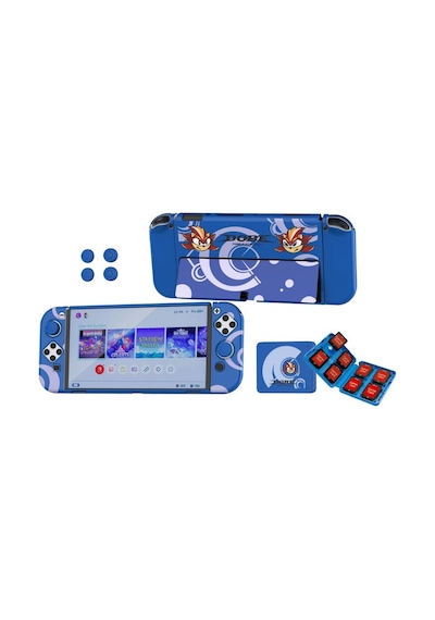 Nintendo Switch Oled Çoklu Koruma Kiti 8 İn 1 Dobe Tns-1192b
