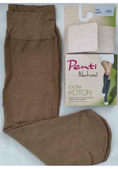 Penti Ekstra Koton Pantolon Çorabı Penti Pamuklu Diz Altı Çorap 4 Adet 001