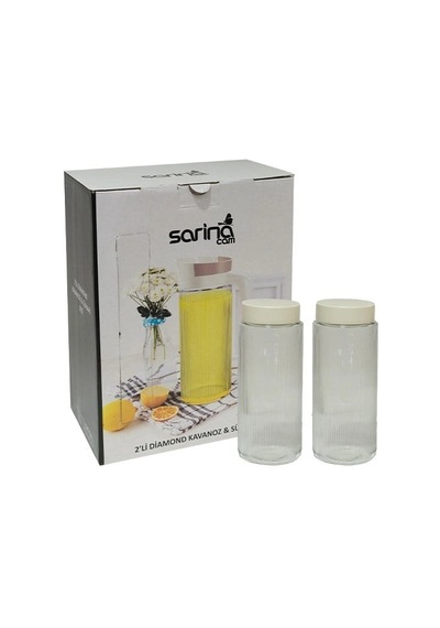 Sarına 125-5 1500cc 2lı Dıamond Kavanoz Çok Renkli