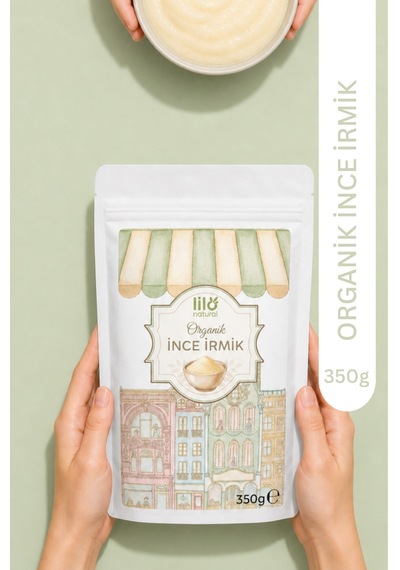 Organik İnce İrmik 350 G Kilitli Ambalaj, Bebek Ek Gıdasına Uygun Durum Buğdayı İrmiği - 874967928 Diğer