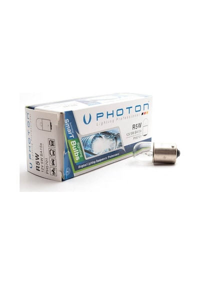 Photon Sinyal Ampulü R5w 12v 5w Tek Duy Düz Tırnak