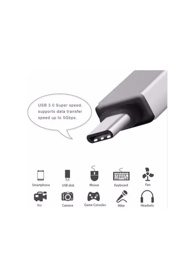 Usb 3.0 Yeni Nesil Type-c Dönüştürücü Otg Çevirici Adaptör Metal Xiaomi-samsung Uyumlu
