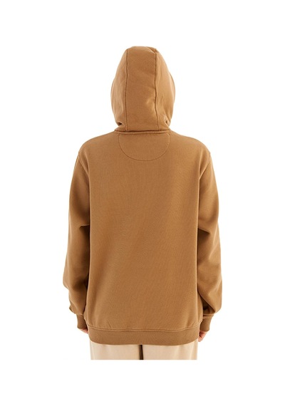 Columbia Csc U Marble Canyon Heavyweight Fleece Unisex Kapüşonlu Sweatshirt-4503 Delta Kahve
