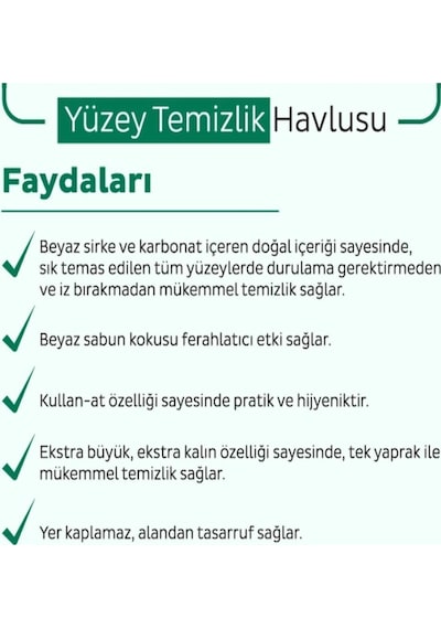 Easy Clean Yüzey Tem. Havlusu 100 X2 Adet Diğer
