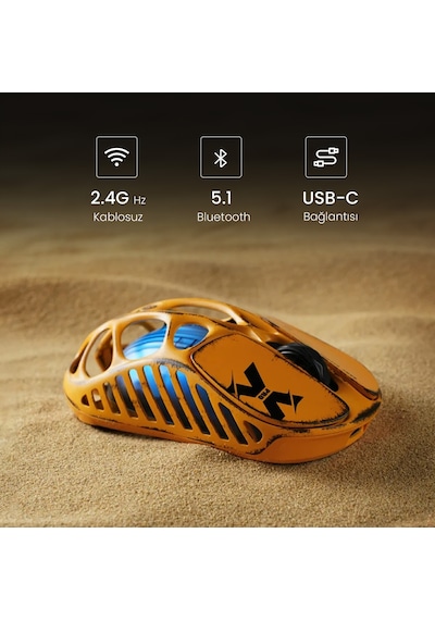 Gravastar K1 Pro Mekanik Gaming Klavye, Xpro Kablosuz Optik Mouse Ve Dijital Resim Çerçevesi Oyuncu