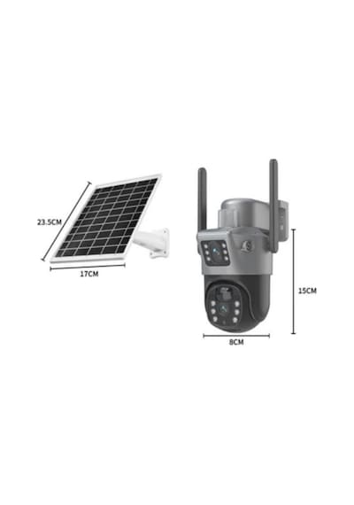 Mcg Güneş Panelli Akıllı Güvenlik Kamerası 360 Ptz Hareketli,kablosuz Wifi,çift Anten Ve Kameralı,gece Görüşlü,hareket Algılamalı,solar Kamera Mcg Güneş Panelli Akıllı Güvenlik Kamerası 360 Ptz Hareketli,kablosuz Wifi,çift Anten Ve Kameralı,gece Görüşlü,hareket Algılamalı,solar Kamera