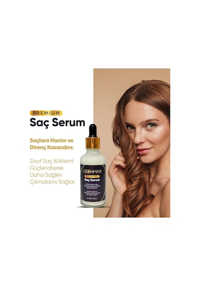 Premıum Saç Serum 50 Ml- Yoğun Dökülmelerini Minimuma İndirmeye Katkı Sağlar, Ölmemiş Saç Foliküllerini Canlan