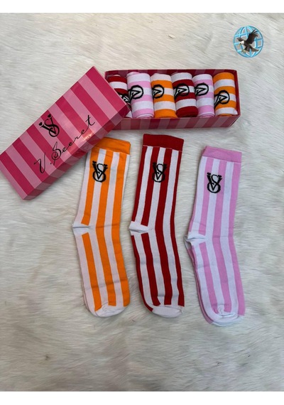 Victoria's Secret 6 Lı Çorap Set Karma Renk KARIŞIK