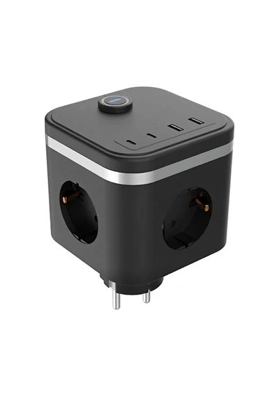Termal Akım Korumalı Isıya Dayanıklı 3 Lü Duvar Tipi Priz 2x Usb 2x Typce 3680 W 0