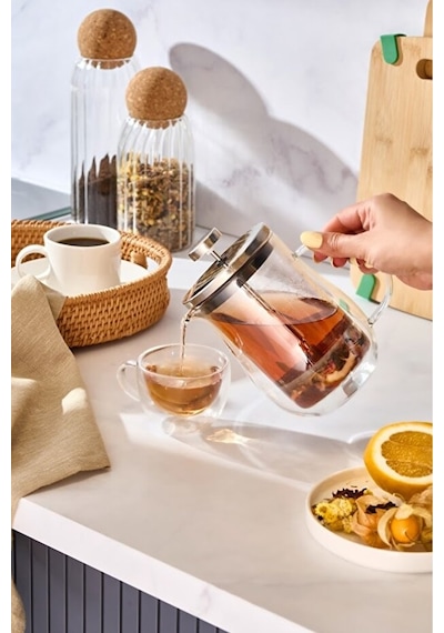 Karaca Pia Kiku French Press 600 Ml Şeffaf