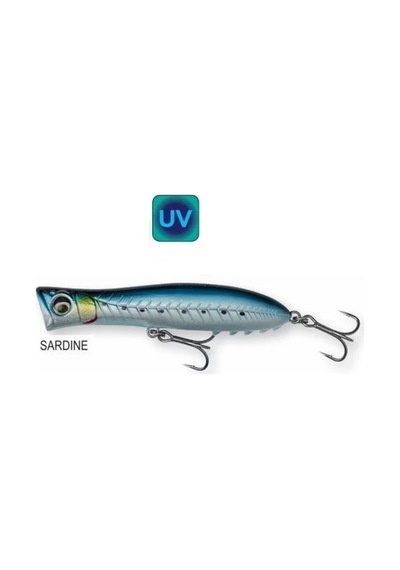 Gravity Popper 11cm 25gr Floating Su Üstü Maket Yem Sardine