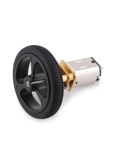 Pololu 590rpm 6v Mikro Metal Redüktörlü Yüksek Gülü Hp Motor- Dual Şaft Pl-2213