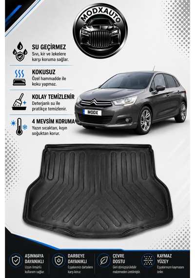Citoren C4 2015 Model Araca Özel Bagaj Havuzu Premium A+