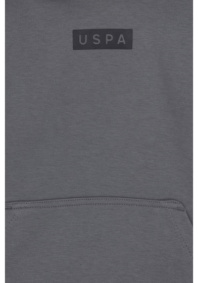 U.S. Polo Assn. Erkek Çocuk Gri Kapüşonlu Sweatshirt 50293515-VR024