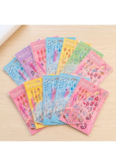 Bakgelal 3d Dıy Oda Tasarım Sticker Seti Cımbızlı Dekorasyon Ve Giydirme Çıkartma Aktivite Seti - 9017423218494 Çok Renkli