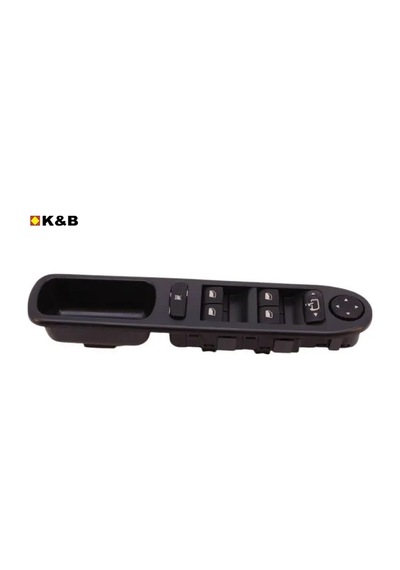 Cam Kumanda Düğmesi Sol 307-407 9 Fiş K&b 6554.kt/ 003 7265/ An-2250/ El Peugeot 300616