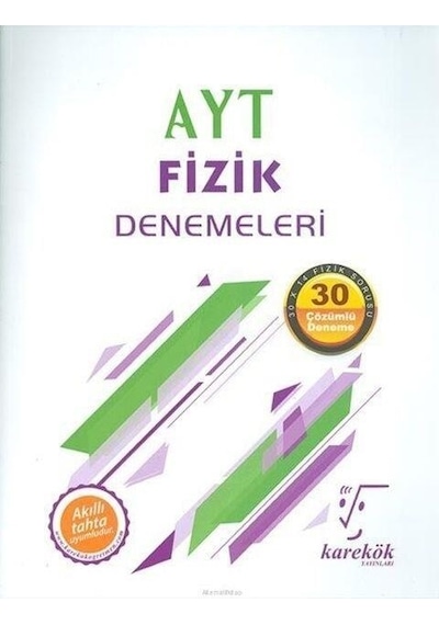 AYT Fizik Denemeleri Kitabı- Karekök Eğitim Yayın