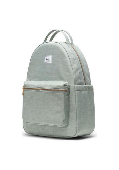 Herschel Supply Co. Nova 14"inç Laptop Uyumlu Sırt Çantası, Su İtici Kumaş, 18 L-13299 Kırçıllı Buz Yeşil