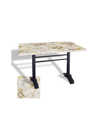 Çipa 3010 Döküm Ayak Masa 70x120 Cm - Werzalit, Wermodin Ve Allzalit Tabla - Gold Çok Renkli Çipa 3010 Döküm Ayak Masa 70x120 Cm - Werzalit, Wermodin Ve Allzalit Tabla - Gold Çok Renkli
