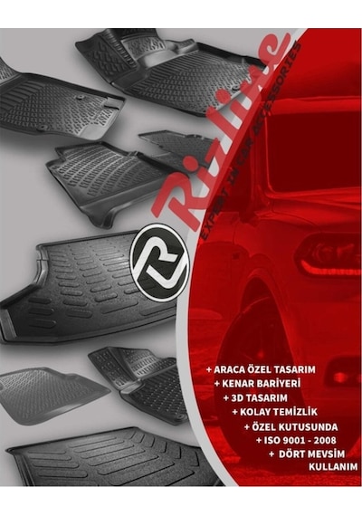 Bmw 5 Serisi F10 2013 Sonrası 3D Paspas Ve Bagaj Havuzu Seti