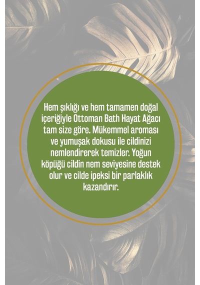 %100 Doğal Ottoman Hayat Ağacı Zeytinyağlı Katı Sabun El Sabunu O