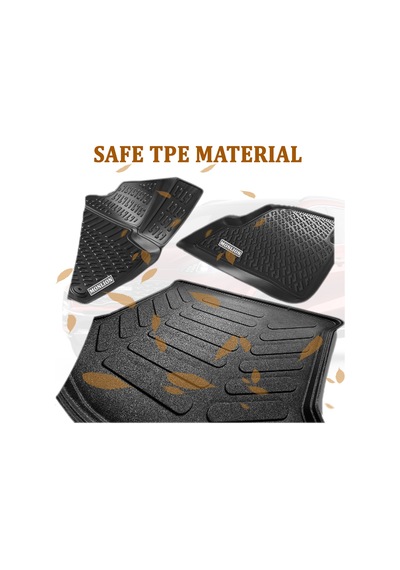 Kia Sportage 2022-2025 Hibrit Dahil Kauçuk 3d Havuzlu Araba Paspasları Ön Ve Arka Siyah