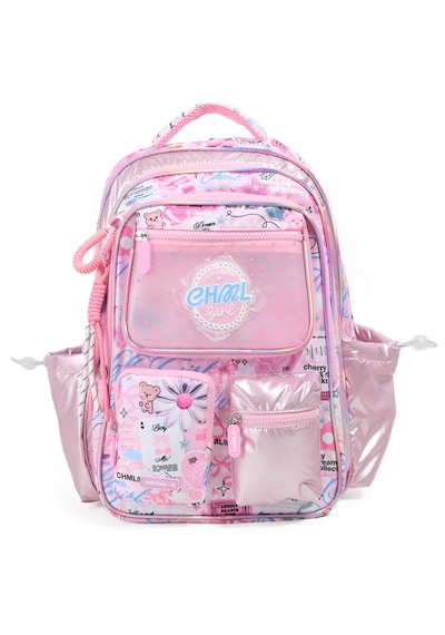 Dream Blossom Okul Ve Günlük Kullanım Çantası Pembe Açık