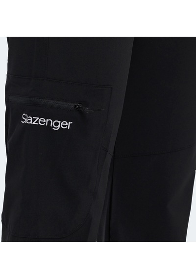 Slazenger NAOKO Kadın Cepli Siyah Eşofman Altı