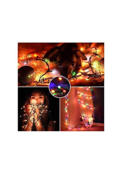 Led Işık 5 Metre Renkli Rgb Çok Renkli Ampul
