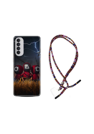 Oppo Reno 4 Pro Kılıf Rasta Boyun Askılı Game 1807