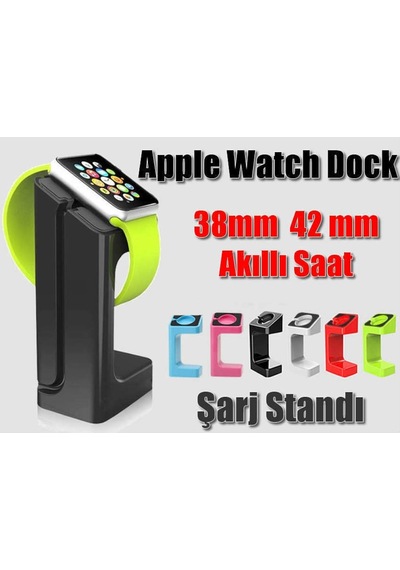 Apple Uyumlu iOS Watch 3 S3 Seri 3 42 Mm Masaüstü Şarj Standı Dock
