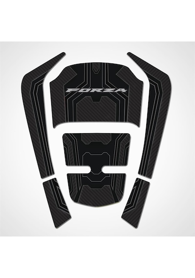 Forza 250 2018-2023 Uyumlu Tank Pad Karbon