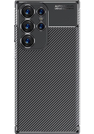 Galaxy S24 Ultra Uyumlu Miy Negro Silikon Telefon Kılıfı-siyah