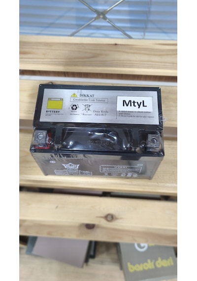 Rks Azure 50 Pro Uyumlu Kaliteli Hazır Şarjlı Akü 12 V 7 Ah
