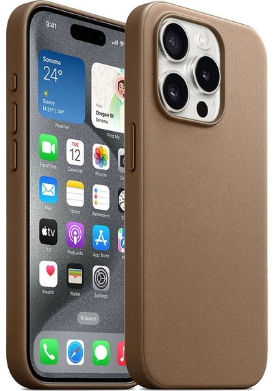 Apple Uyumlu iPhone 15 Pro Kılıf Zore M-safe Şarj Özellikli Mikro Fiber Optimal Kapak