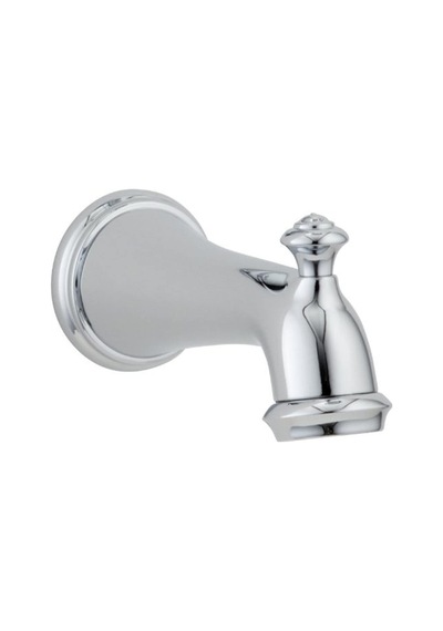 Delta Faucet Rp34357 Viktorya Dönen Küvet Ağzı, Çekme Yönlendiricili, Krom, 0,5 Altın