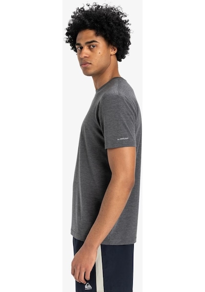Quiksilver Eqykt04372-1278 Coastal Run Ss Erkek Spor Tişört Siyah