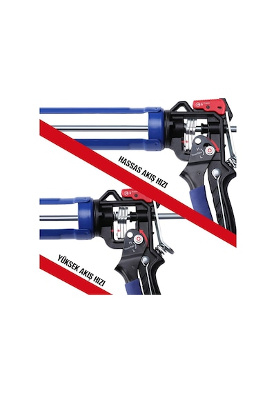 Workpro Wp224001 230mm Ağır Hizmet Tipi Metal Silikon/mastik Tabancası