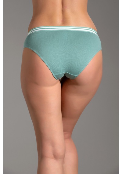 Newbra Kadın Penye Slip Külot - Yeşil