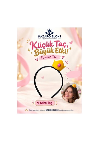 Kraliçe Tacı Mini Taç Doğum Günü Kostüm Ve Saç Aksesuarı - 942481869 Diğer