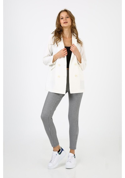 Alexandergardi Alexandergardı Blazer Ceket B21-20400 beyaz