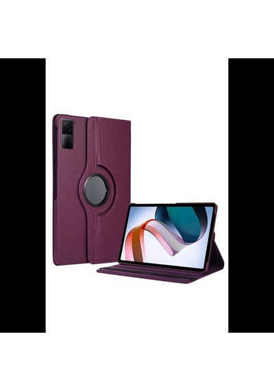 Newface Xiaomi Redmi Pad Se 4g Kılıf 360 Tablet Deri Kılıf - Mürdüm Tablet Kılıfı